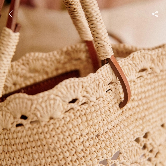 Sezane Ralph Weave Bag NWT - Picture 2 of 9